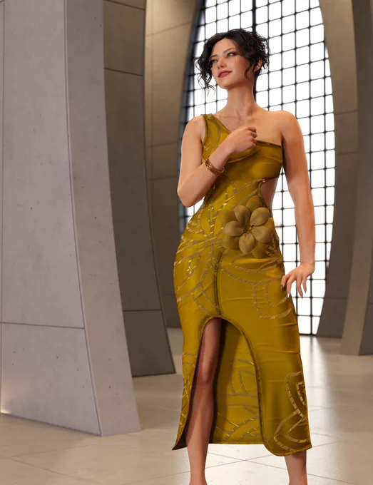 Golden hour meets golden power - She’s not just dressed—she’s defined. @daz3d 

https://www.daz3d.com/dforce-kendra-outfit-for-genesis-9

#Nelmi3D #Nelmi #DAZStudio #Genesis9 #3DClothing #dForceFashion #IrayRender #DigitalWardrobe #VirtualStyling #3DRenderMagic