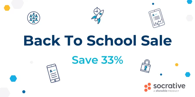 Back To School Sale - Save 33% on Socrative