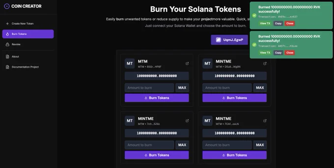 ccreator.io the first opensource platform to mint tokens on solana. Create your token on solana in easy steps.