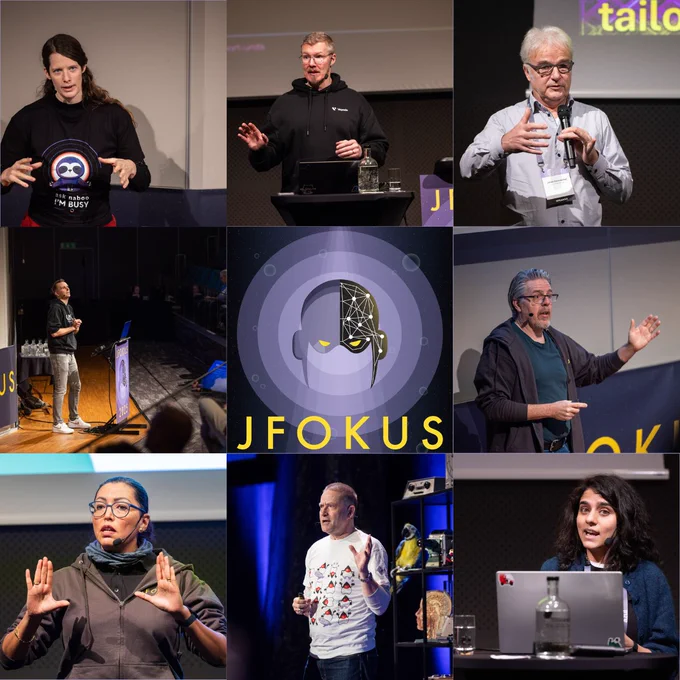 Rockstar speakers at Jfokus 2025 