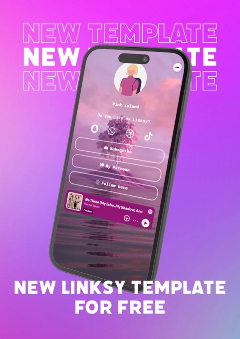 ReadyTools Linksy Pink island template