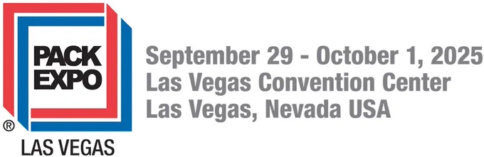 PACK EXPO logo for Las Vegas show. Show dates: 29 Sept to 1 Oct, at Las Vegas Convention Centre, Las Vegas, Nevada USA
