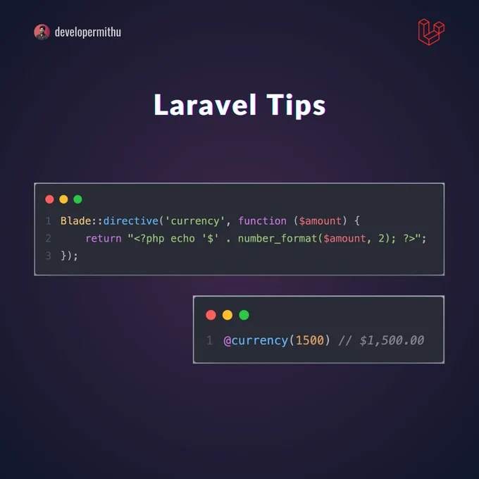 Laravel Tips