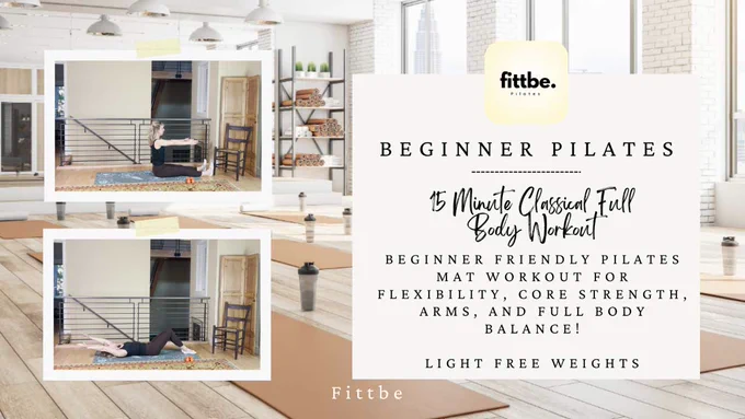 A free pilates workout for beginners, and foundational practice! 