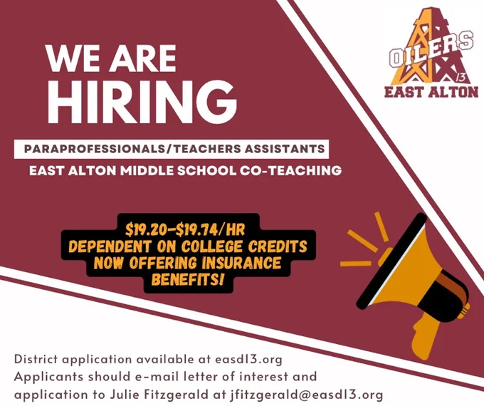 paraprofessional opening 