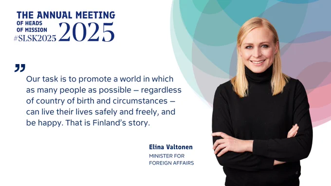 Minister for Foreign Affairs Elina Valtonen