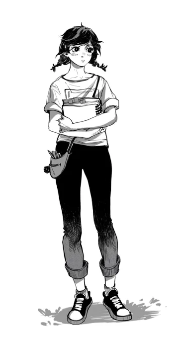 Manga girl sketch :3