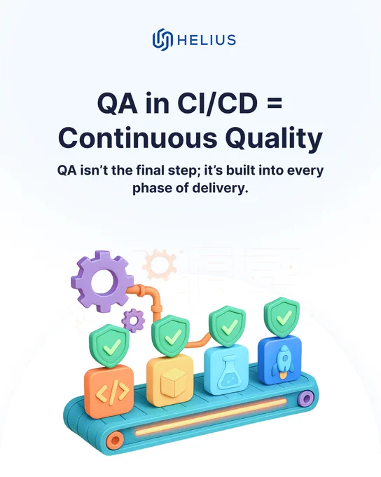 🔥𝐐𝐀 𝐫𝐨𝐥𝐞𝐬 𝐞𝐱𝐩𝐨𝐬𝐞𝐝: Test planner, automation builder, regression guard, feedback loop, smoke tester, performance monitor,  bug hunter, DevOps ally, quality champion.
#QAEngineer #CICD #HeliusWork
