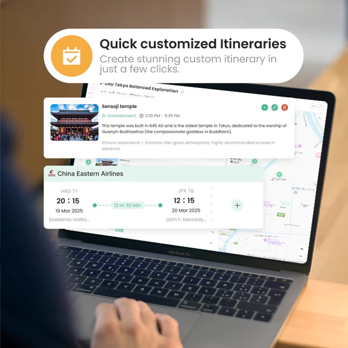 DVGO can generate and let you edit itineraries in minutes.