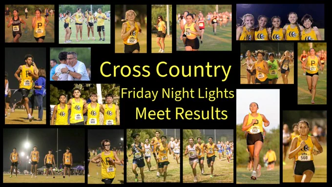 Cross Country Friday Night Lights Meet Results