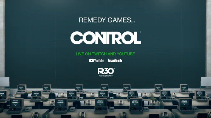 Remedy Games... CONTROL. Live on Twitch and YouTube.
