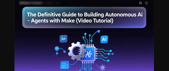 The Definitive Guide to Building Autonomous AI Agents with Make (Video Tutorial)
https://softtechhub.us/2025/09/04/building-autonomous-ai-agents/

#AutonomousAI #AIAgents #MakeTutorial #VideoGuide #AIDevelopment #TechEducation #NoCode #Automation #ArtificialIntelligence #LearningAI 