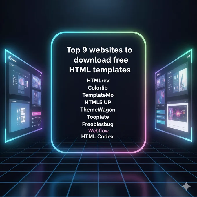 top 9 websites to download free html templates