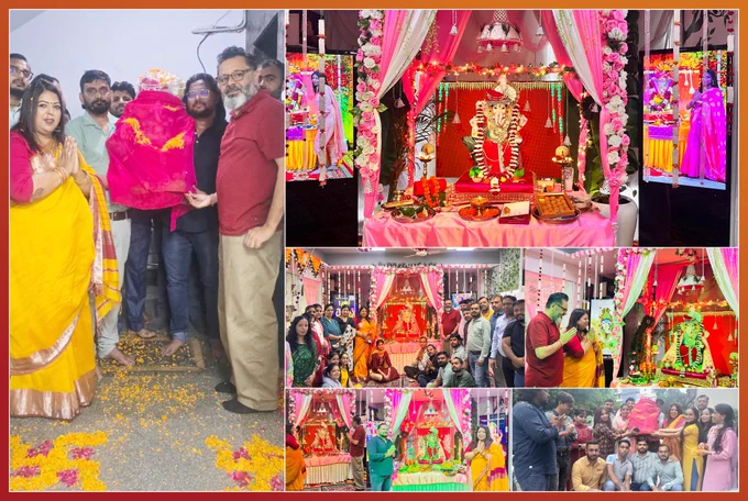 🪔 Ganesh Ji at  #PurpleWaveInfocomLtd – Blessings Where We Work 🙏

As we begin our day, we welcome the divine presence of Lord Ganesha into our workplace.
The Vighnaharta inspires us to tackle every challenge with wisdom, clarity, and calm.

Let Success Begin With Shree Ganesh! 🙏

#GaneshAtWork #OfficeVibes #WorkplaceWellness #GaneshChaturthi #BlessedAtWork #GanpatiBappaMorya
