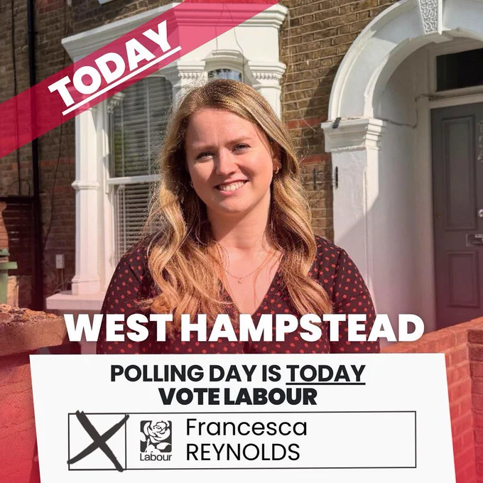 Francesca Reynolds Labour candidate for West Hampstead