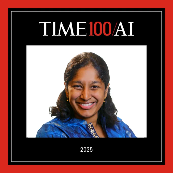 Priya Donti's picture in TIME100 AI frame