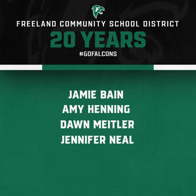 20 years of service