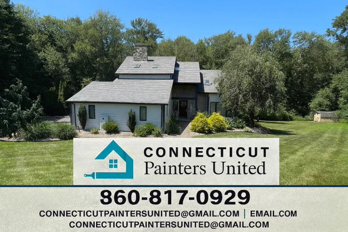 Exterior house painting in Hartford CT with professional painters using Sherwin-Williams products, freshly painted colonial home exterior in Middletown Connecticut, vinyl siding painting and restoration services in Cromwell CT, residential exterior painting near me in New Haven CT, interior wall painting in Stamford CT living room with modern colors, professional kitchen cabinet painting services in Greenwich Connecticut, bedroom interior painters near me in Bridgeport CT, residential interior painting with crisp lines and flawless finishes, soft washing siding in Rocky Hill CT before exterior paint, power washing deck and fence for painting in Newington Connecticut, professional house washing services to prepare for painting in West Hartford CT, deck staining services in Norwalk CT with Sherwin-Williams WoodScapes, cedar fence staining and sealing in Waterbury Connecticut, professional wood deck painters and stainers in Danbury CT, commercial office building painters in Fairfield CT.
