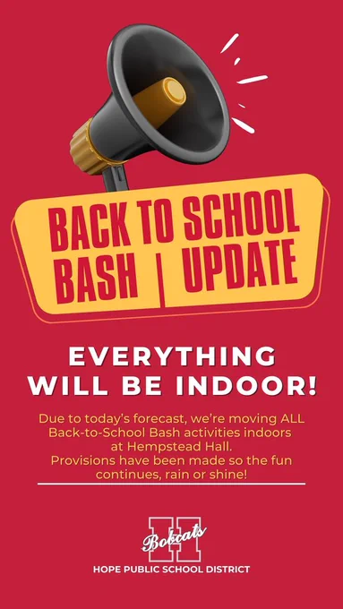 Back to school bash 