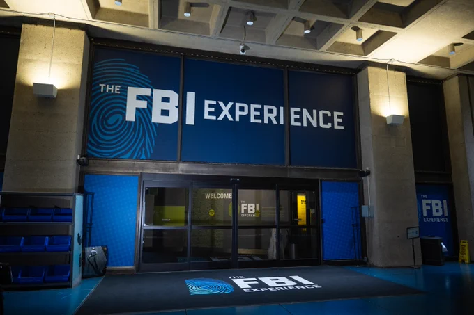 Entrance to The FBI Experience exhibit in Washington, D.C.