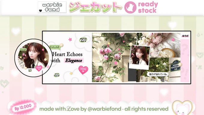 🍀 idr 12.000
💌 can replace text
💳 payment via qris

< penjualan akan 100% didonasikan untuk aksi hari ini >