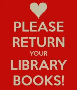Please return your library books!