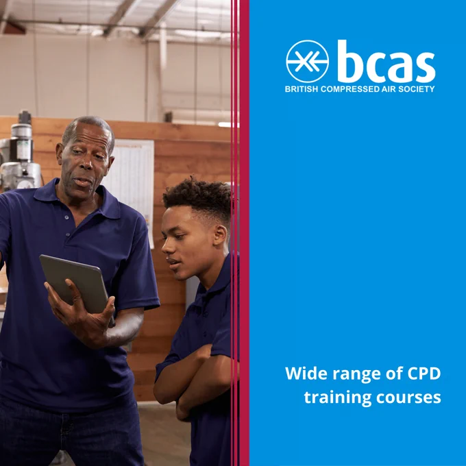 Compressed air technical training in a production environment