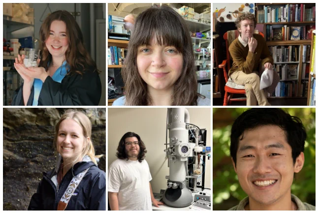photo collage of six smiling people