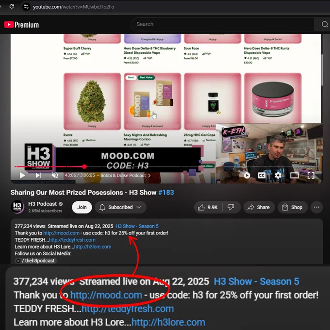 So I am getting all my videos removed for allegedly promoting sales (even when I clearly didn't), but huge channels like H3 Podcast clearly do promote sales and link to websites with no issues at all. This is clearly unfair. 