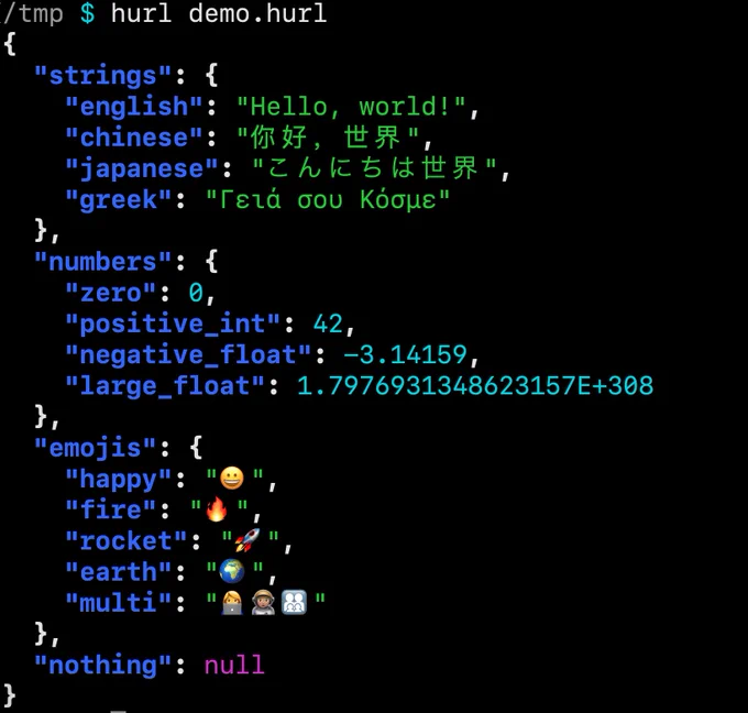 Pretty print JSON response