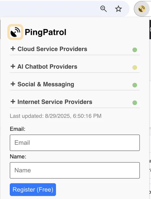 https://chromewebstore.google.com/detail/pingpatrol/djlmifbpoklnplajpahgaoloofigebdh
