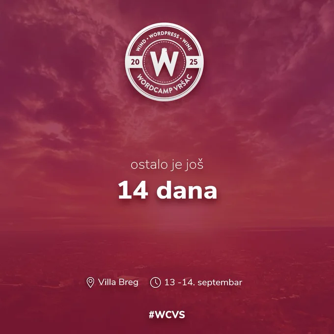 još 14 dana do početka kampa
