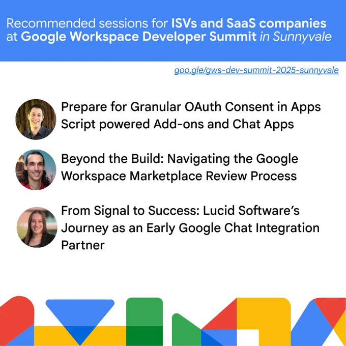 Join the Google Workspace Developer Summit