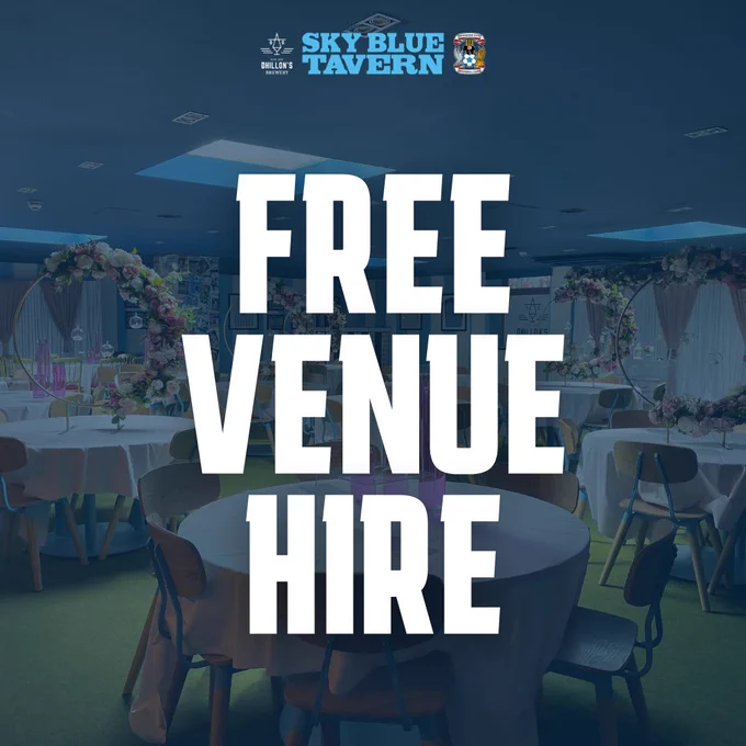 Free venue hire