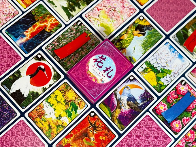Hanafuda Large-Format Edition Tuckbox and Cards