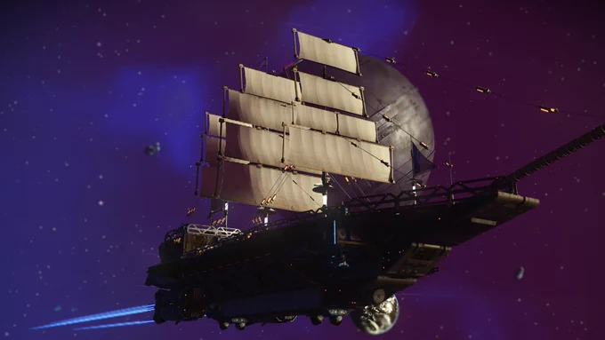 pirate ship in space