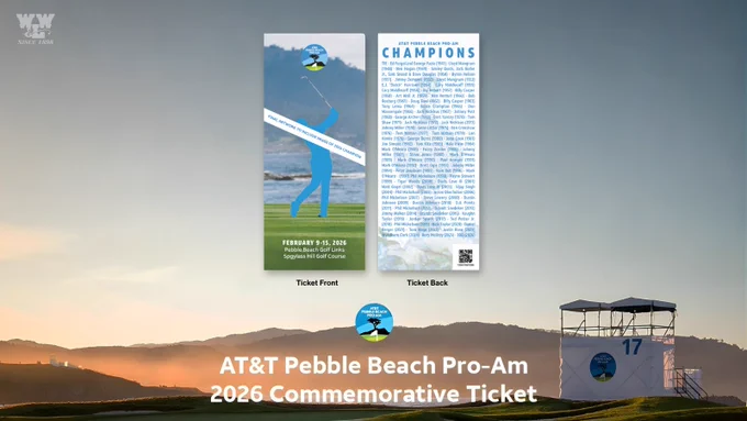 2026 AT&T Pebble Beach Pro-Am Commemorative Ticket