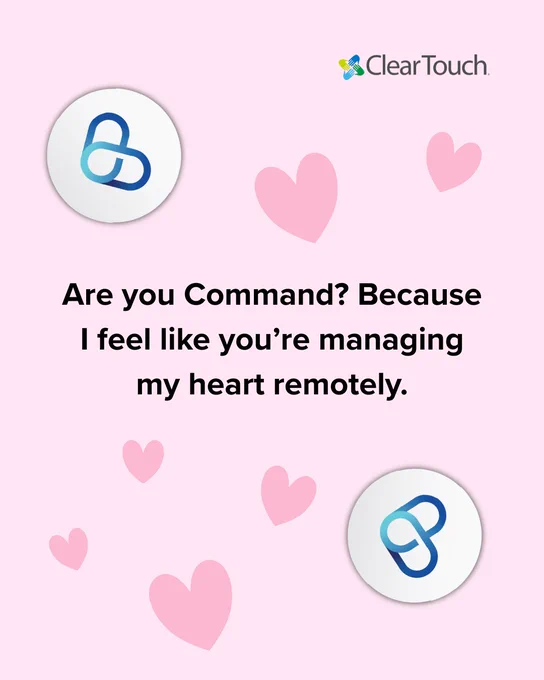 Clear Touch Command, management software for schools: Are you Command? Because I feel like you're managing my heart remotely.