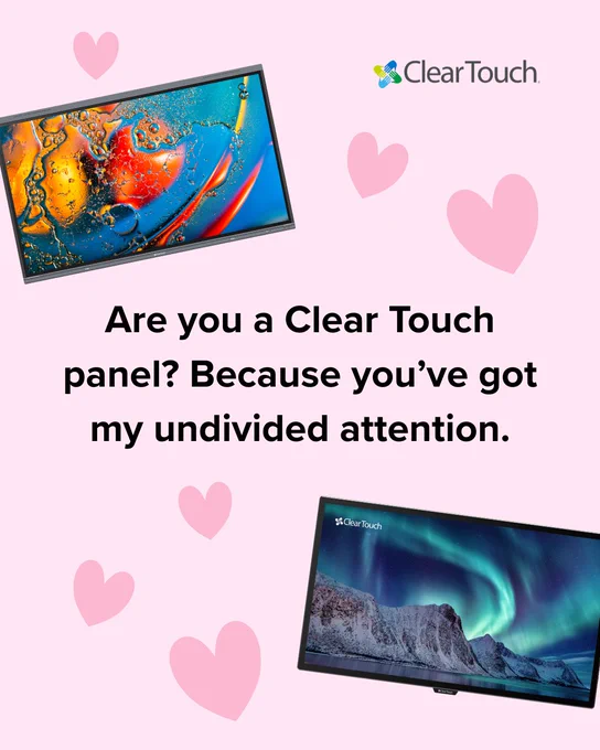 Interactive Flat Panel, Smart Board images: Are you a Clear Touch panel? Because you have my undivided attention.