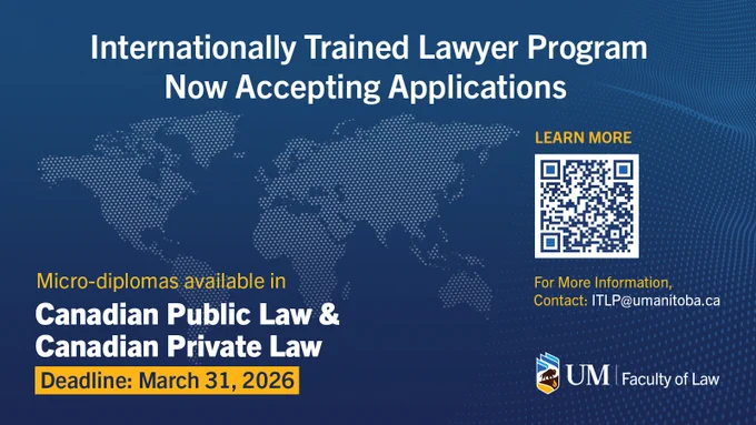  Our specialized micro-diploma programs in Public Law and Private Law are designed to support individuals with international law degrees and Canadian civil law degrees in meeting the Federation of Law Societies’ National Committee on Accreditation (NCA) requirements for the Certificate of Qualification.