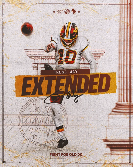 Graphic. It features a photo of Tress Way and says "EXTENDED" in large letters.