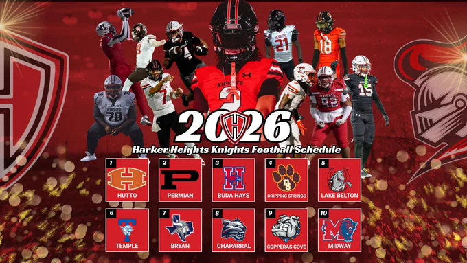 2026 Harker Heights Football Opponents