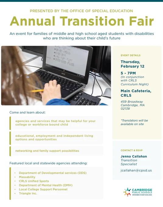 transition fair flyer