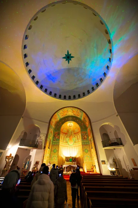 Catholic church interior
