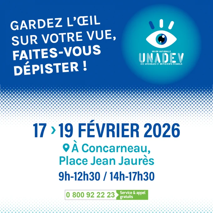 Affiche promotionnelle du bus à Concarneau