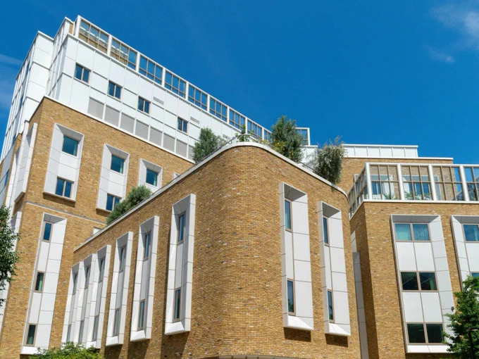 The stylish art deco exterior of the Pears Maudsley Centre for Children and Young People.