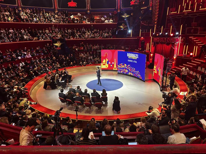 Le Cirque d'hiver plein hier au meeting de Pierre-Yves Bournazel 