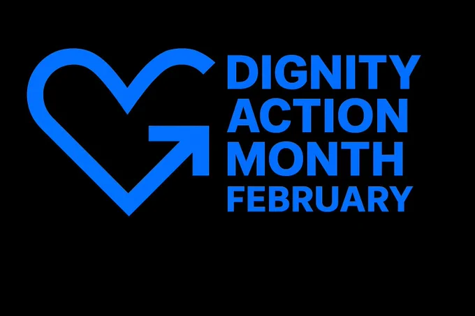 An image representing Dignity Acton Month