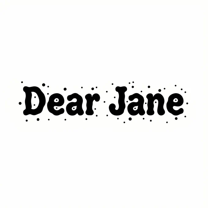 tattoo font "Dear Jane"