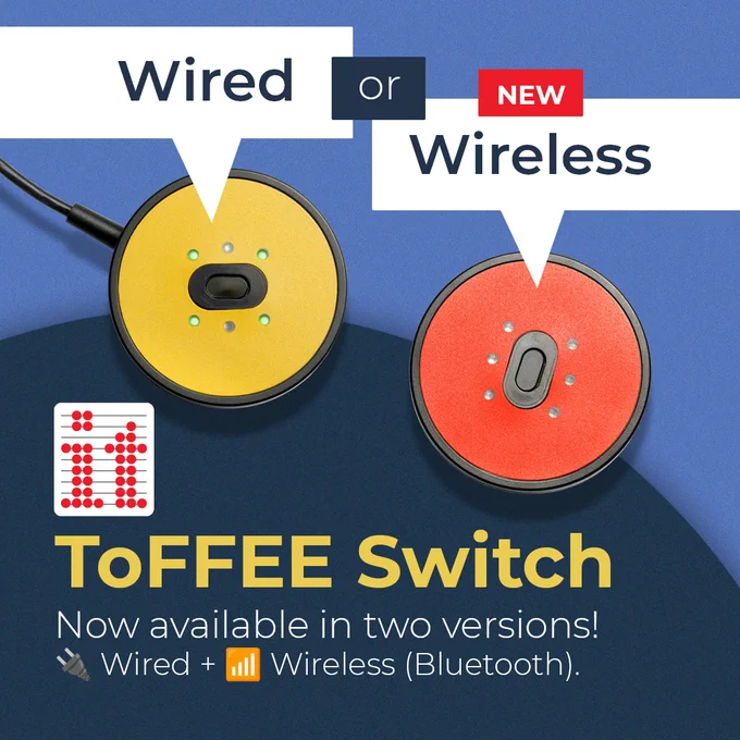 ToFFEE Switch Now available in two versions. Wired and Wireless.